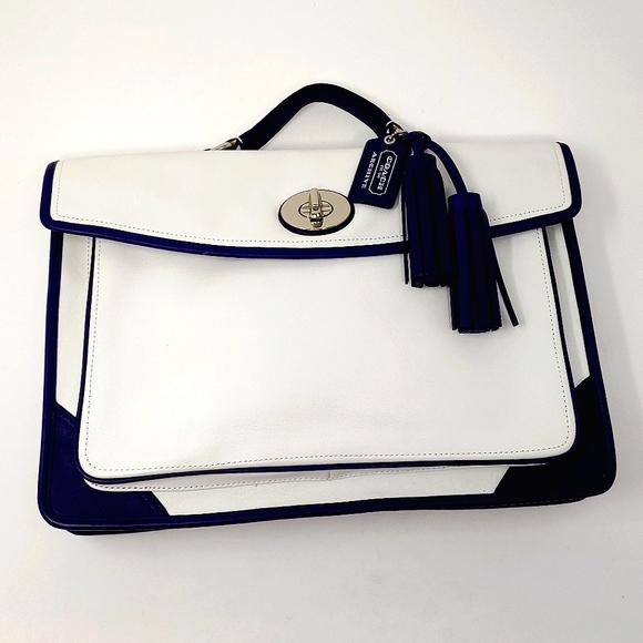 Coach Handbags - Coach White and Purple Women's Bag